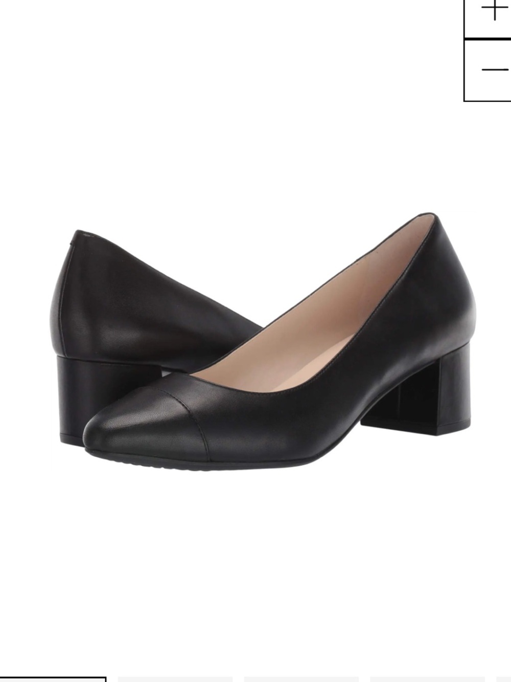 Cole Haan Black Leather Dawna Grand Pump, Size 7